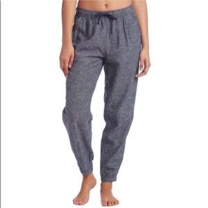 Patagonia hemp cotton pull on jogger pants blue size SM natural fibers casual